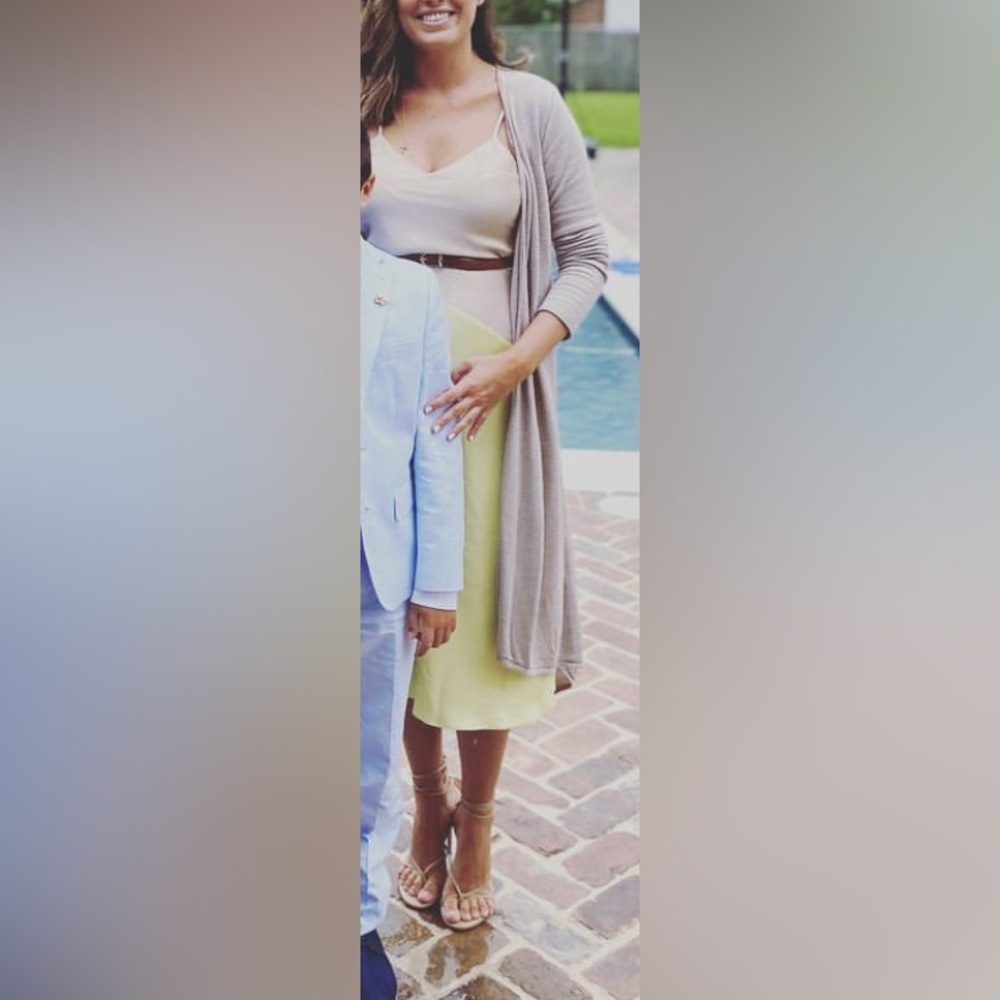 Express Color Block Satin Dress!